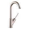 Axor Starck Bar Faucet, 1.5 Gpm In Stainless Steel Optic, 10826801