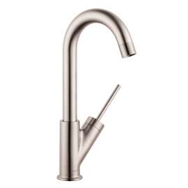Axor Starck Bar Faucet, 1.5 Gpm In Stainless Steel Optic, 10826801