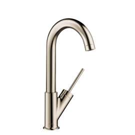 Axor Starck Bar Faucet, 1.5 Gpm In Polished Nickel, 10826831