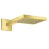 Axor Showersolutions Showerhead 240 1-Jet With Showerarm Trim, 2.5 Gpm In Brushed Gold Optic, 10925251