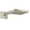 Axor Showersolutions Showerhead 240 1-Jet With Showerarm Trim, 2.5 Gpm In Brushed Nickel, 10925821