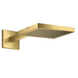 Axor Showersolutions Showerhead 240 1-Jet With Showerarm Trim, 2.5 Gpm In Polished Gold Optic, 10925991