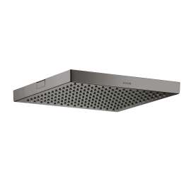 Axor Showersolutions Showerhead 240 1-Jet, 2.5 Gpm In Polished Black Chrome, 10926331