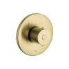 Axor Starck Volume Control Trim In Brushed Gold Optic, 10970251
