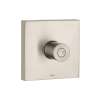 Axor Showersolutions Volume Control Trim 5" X 5" In Brushed Nickel, 10972821