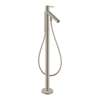 Axor Starck Freestanding Tub Filler Trim With 1.75 Gpm Handshower In Brushed Nickel, 12456821