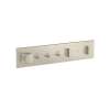 Axor Showercomposition Thermostatic Module Trim For 3 Functions In Brushed Nickel, 12572821