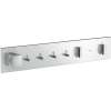Axor Showercomposition Thermostatic Module Trim For 4 Functions In Chrome, 12573001