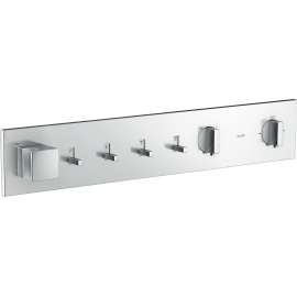 Axor Showercomposition Thermostatic Module Trim For 4 Functions In Chrome, 12573001