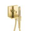 Axor Showersolutions Handshower Module Trim 5" X 5", 1.75 Gpm In Brushed Gold Optic, 12651251
