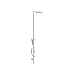 Axor Starck Showerpipe 240 1-Jet, 1.75 Gpm In Stainless Steel Optic, 12673801