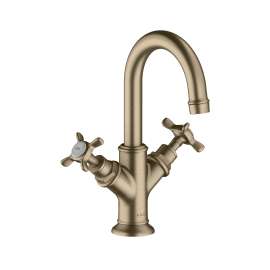 Axor Montreux 2-Handle Faucet 160 With Pop-Up Drain, 1.2 Gpm In Brushed Nickel, 16505821