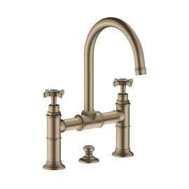 Axor Montreux 2-Handle Faucet 220 With Cross Handles And Pop-Up Drain