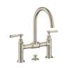 Axor Montreux 2-Handle Faucet 220 With Lever Handles And Pop-Up Drain, 1.2 Gpm In Brushed Nickel, 16511821