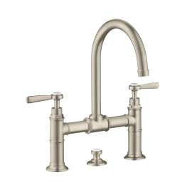 Axor Montreux 2-Handle Faucet 220 With Lever Handles And Pop-Up Drain