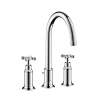 Axor Montreux Widespread Faucet 180 With Cross Handles And Pop-Up Drain, 1.2 Gpm In Chrome, 16513001