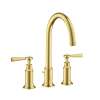 Axor Montreux Widespread Faucet 180 With Lever Handles And Pop-Up Drain, 1.2 Gpm In Brushed Gold Optic, 16514251