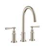 Axor Montreux Widespread Faucet 180 With Lever Handles And Pop-Up Drain, 1.2 Gpm In Brushed Nickel, 16514821