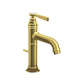 Axor Montreux Single-Hole Faucet 100 With Pop-Up Drain, 1.2 Gpm In Brushed Gold Optic, 16515251