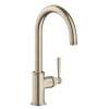 Axor Montreux Single-Hole Faucet 210, 1.2 Gpm In Brushed Nickel, 16518821