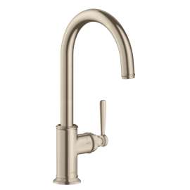 Axor Montreux Single-Hole Faucet 210, 1.2 Gpm In Brushed Nickel, 16518821