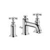 Axor Montreux Widespread Faucet 30 With Cross Handles And Pop-Up Drain, 1.2 Gpm In Chrome, 16536001
