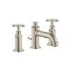 Axor Montreux Widespread Faucet 30 With Cross Handles And Pop-Up Drain, 1.2 Gpm In Brushed Nickel, 16536821