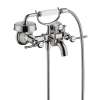 Axor Montreux 2-Handle Wall-Mounted Tub Filler With Lever Handles And 1.8 Gpm Handshower In Chrome, 16556001