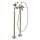 Axor Montreux 2-Handle Freestanding Tub Filler Trim With Lever Handles And 1.8 Gpm Handshower In Polished Nickel, 16563831