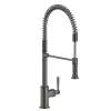 Axor Montreux Semi-Pro Kitchen Faucet 2-Spray, 1.75 Gpm In Brushed Black Chrome, 16582341