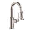 Axor Montreux Prep Kitchen Faucet 2-Spray Pull-Down, 1.75 Gpm In Stainless Steel Optic, 16584801