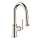 Axor Montreux Prep Kitchen Faucet 2-Spray Pull-Down, 1.75 Gpm In Polished Nickel, 16584831
