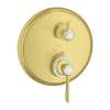 Axor Montreux Thermostatic Trim With Volume Control In Brushed Gold Optic, 16801251