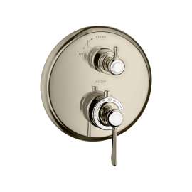 Axor Montreux Thermostatic Trim With Volume Control In Polished Nickel, 16801831