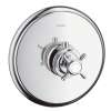 Axor Montreux Thermostatic Trim Highflow With Cross Handle In Chrome, 16816001