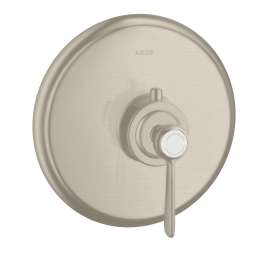 Axor Montreux Thermostatic Trim Highflow With Lever Handle In Brushed Nickel, 16824821