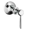 Axor Montreux Volume Control Trim With Lever Handle In Chrome, 16872001