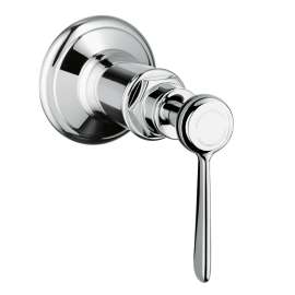 Axor Montreux Volume Control Trim With Lever Handle In Chrome, 16872001