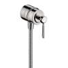 Axor Montreux Wall Outlet With Check Valves And Volume Control, Lever Handle In Chrome, 16883001