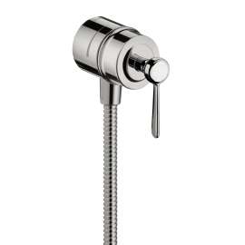 Axor Montreux Wall Outlet With Check Valves And Volume Control, Lever Handle In Chrome, 16883001