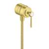 Axor Montreux Wall Outlet With Check Valves And Volume Control, Lever Handle In Brushed Gold Optic, 16883251