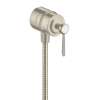 Axor Montreux Wall Outlet With Check Valves And Volume Control, Lever Handle In Brushed Nickel, 16883821