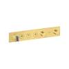 Axor Showersolutions Thermostatic Module Trim Select For 3 Functions In Brushed Gold Optic, 18356251