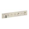 Axor Showersolutions Thermostatic Module Trim Select For 3 Functions In Brushed Nickel, 18356821