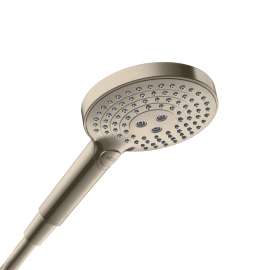Axor Showersolutions Handshower 120 3-Jet, 1.75 Gpm In Brushed Nickel, 26052821