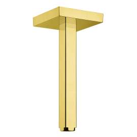 Axor Showersolutions Extension Pipe For Ceiling Mount In Brushed Gold Optic, 26414251