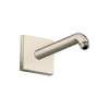 Axor Showersolutions Showerarm Square, 9" In Brushed Nickel, 26430821