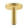 Axor Showersolutions Extension Pipe For Ceiling Mount, 4" In Brushed Gold Optic, 26432251