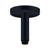 Axor Showersolutions Extension Pipe For Ceiling Mount, 4" In Matte Black, 26432671