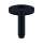 Axor Showersolutions Extension Pipe For Ceiling Mount, 4" In Matte Black, 26432671